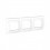 UNICA RAMA ORNAMENT MODULARA TRIPLA 3M ALB