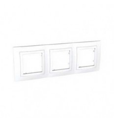 UNICA RAMA ORNAMENT MODULARA TRIPLA 3M ALB