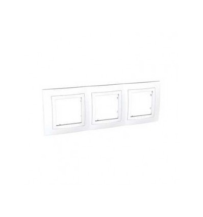 UNICA RAMA ORNAMENT MODULARA TRIPLA 3M ALB