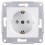 SEDNA PRIZA 2P+E CU OBTURATOARE 16A 250Vc.a. ALB