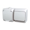 CEDAR PRIZA SI INTRERUPATOR SIMPLU IP44