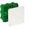 Modulo Doza de conexiuni patrata verde 100X100X50
