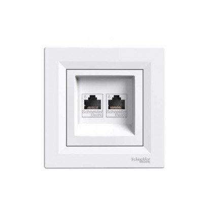 ASFORA - 2 X PRIZA DE DATE RJ45 CAT 6 UTP