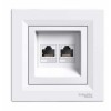 ASFORA - 2 X PRIZA DE DATE RJ45 CAT 6 UTP