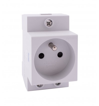 Priza schuko pe sina DIN Noark