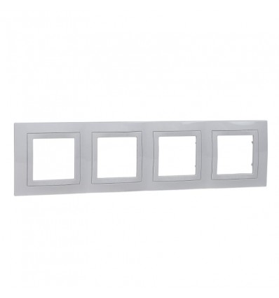 UNICA RAMA ORNAMENT MODULARA CVADRUPLA 4M ALB