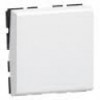 MATIX- BUTON REVENIRE, 10A, MODULAR, 2M, ALB