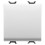 BUTON REVENIRE 16A, MODULAR, 2M ALB