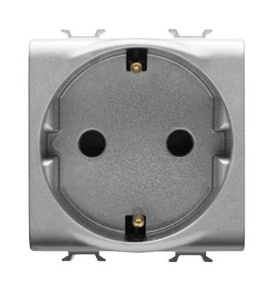 PRIZA SCHUKO 16A, MODULARA, 2M, TITAN