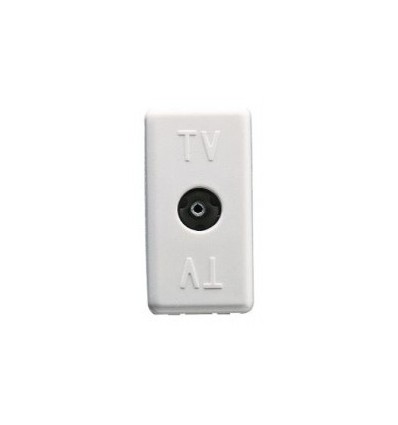 PRIZA TV DIRECTA, MODULARA, 1M, ALB