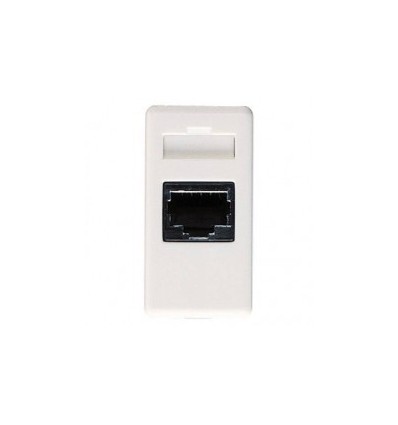 PRIZA RJ45, MODULARA, 1M, ALB
