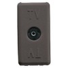 PRIZA TV DIRECTA,  MODULARA, 1M, NEGRU