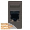PRIZA RJ45, MODULARA, 1M, NEGRU