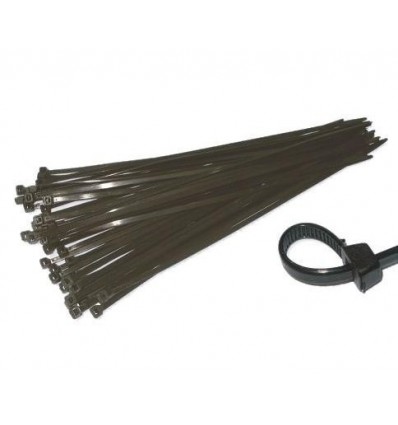BRIDA PLASTIC 200x4.8mm NEGRU